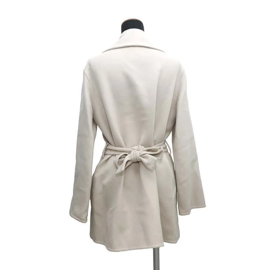 Hermes Coat Chain Dunker Wool Women's Size 36 Apparel Outerwear