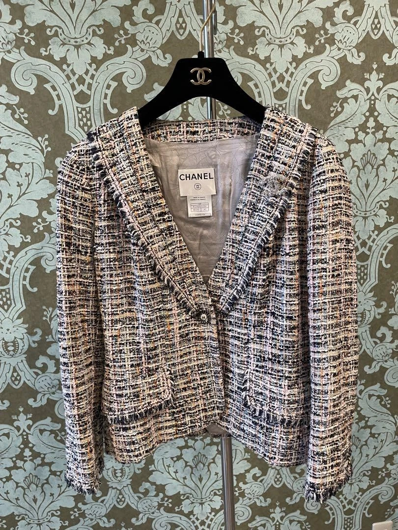 Chanel Spring Clothing Mixed Tweed Jacket Graduation Ceremony Entrance