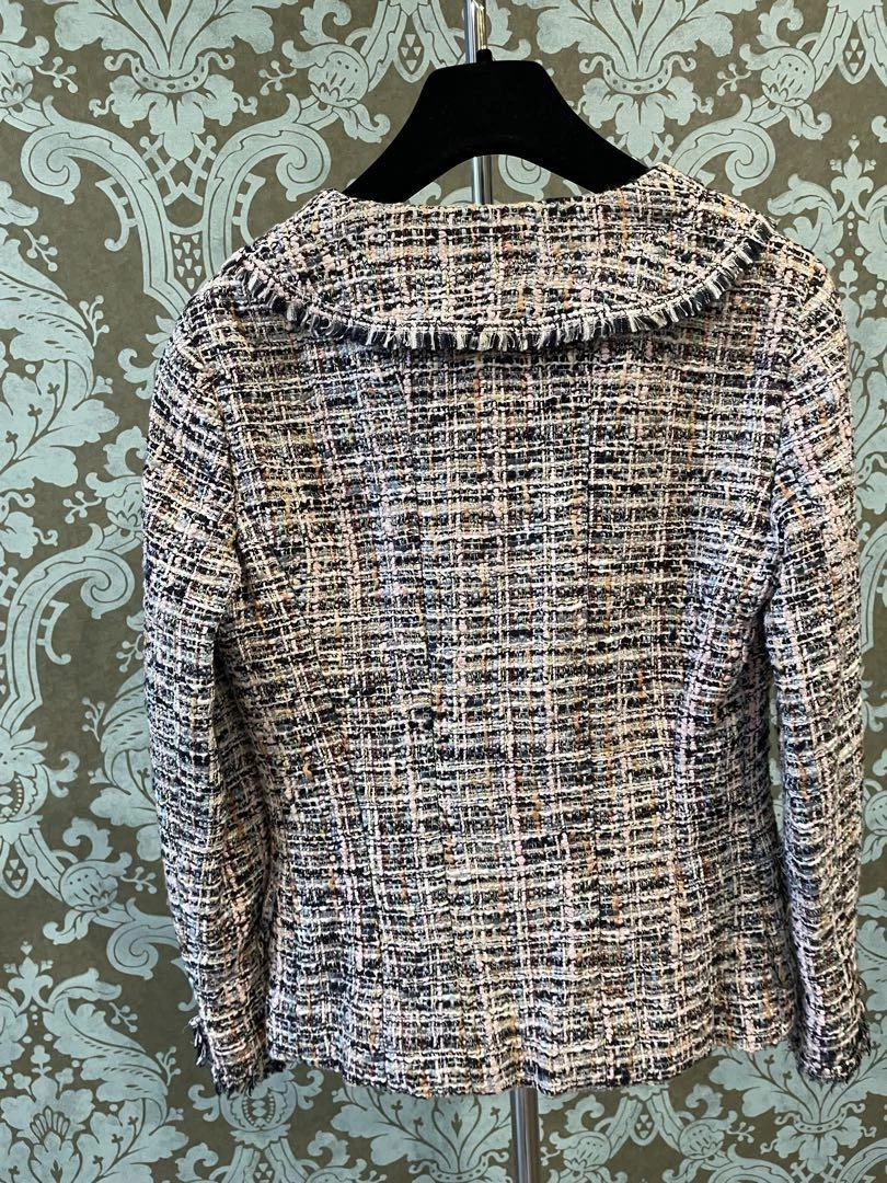 Chanel Spring Clothing Mixed Tweed Jacket Graduation Ceremony Entrance