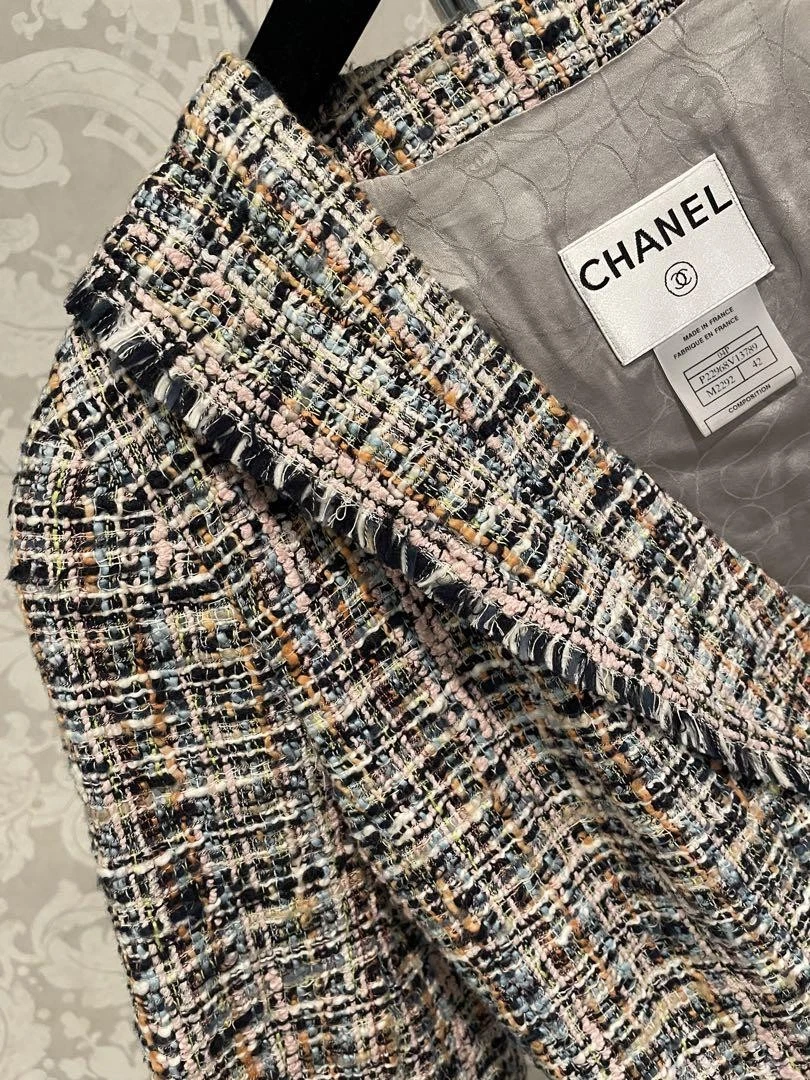 Chanel Spring Clothing Mixed Tweed Jacket Graduation Ceremony Entrance