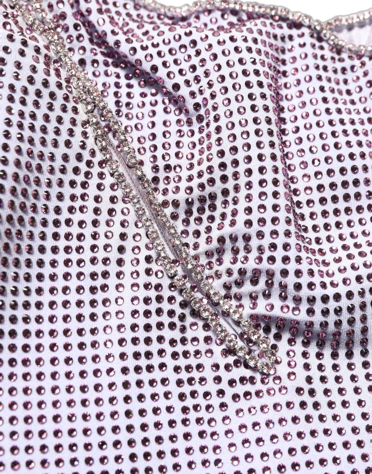 Dolce & Gabbana Purple Crystal OneShoulder EveningGown Women's Dress